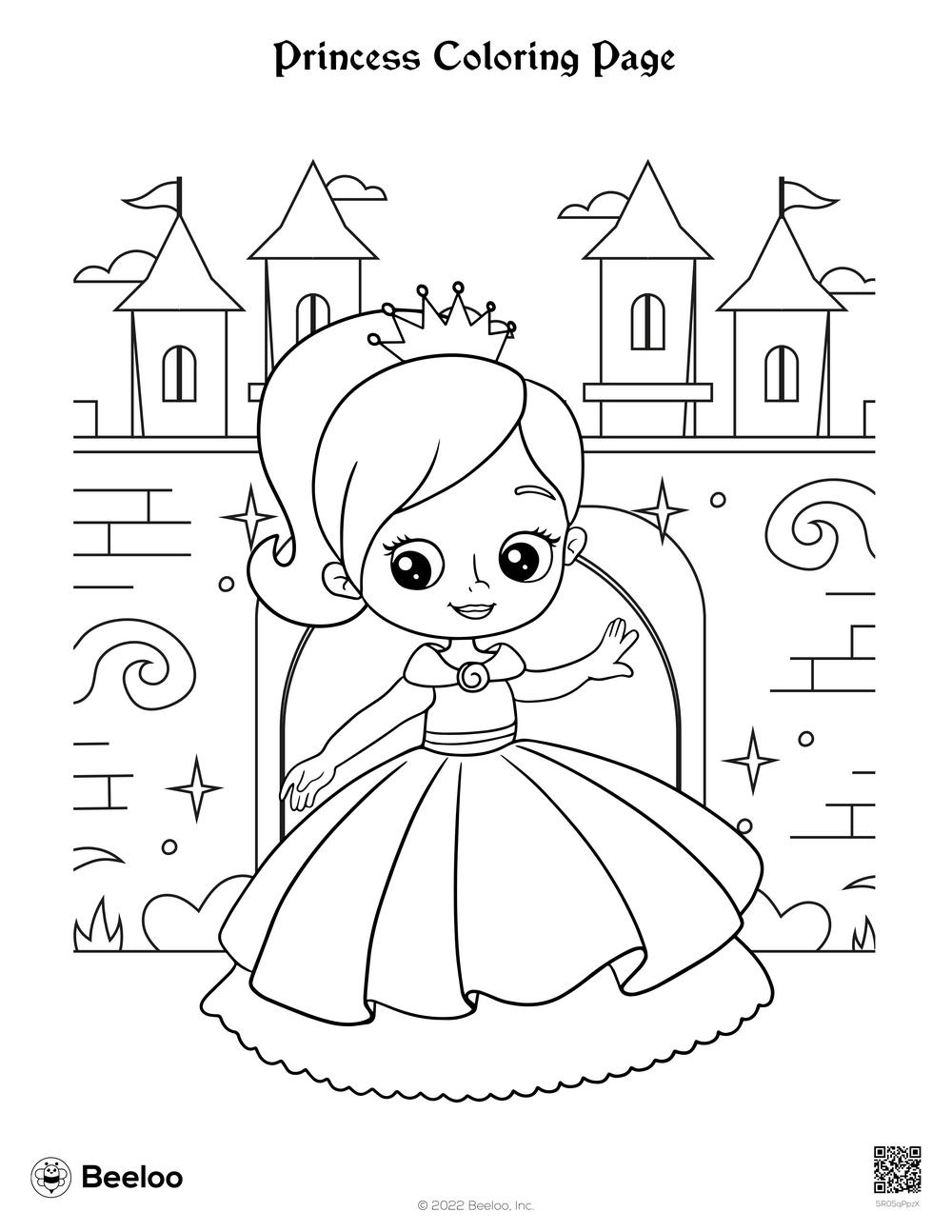 Princess themed Coloring Pages Beeloo Printable Crafts And Activities For Kids