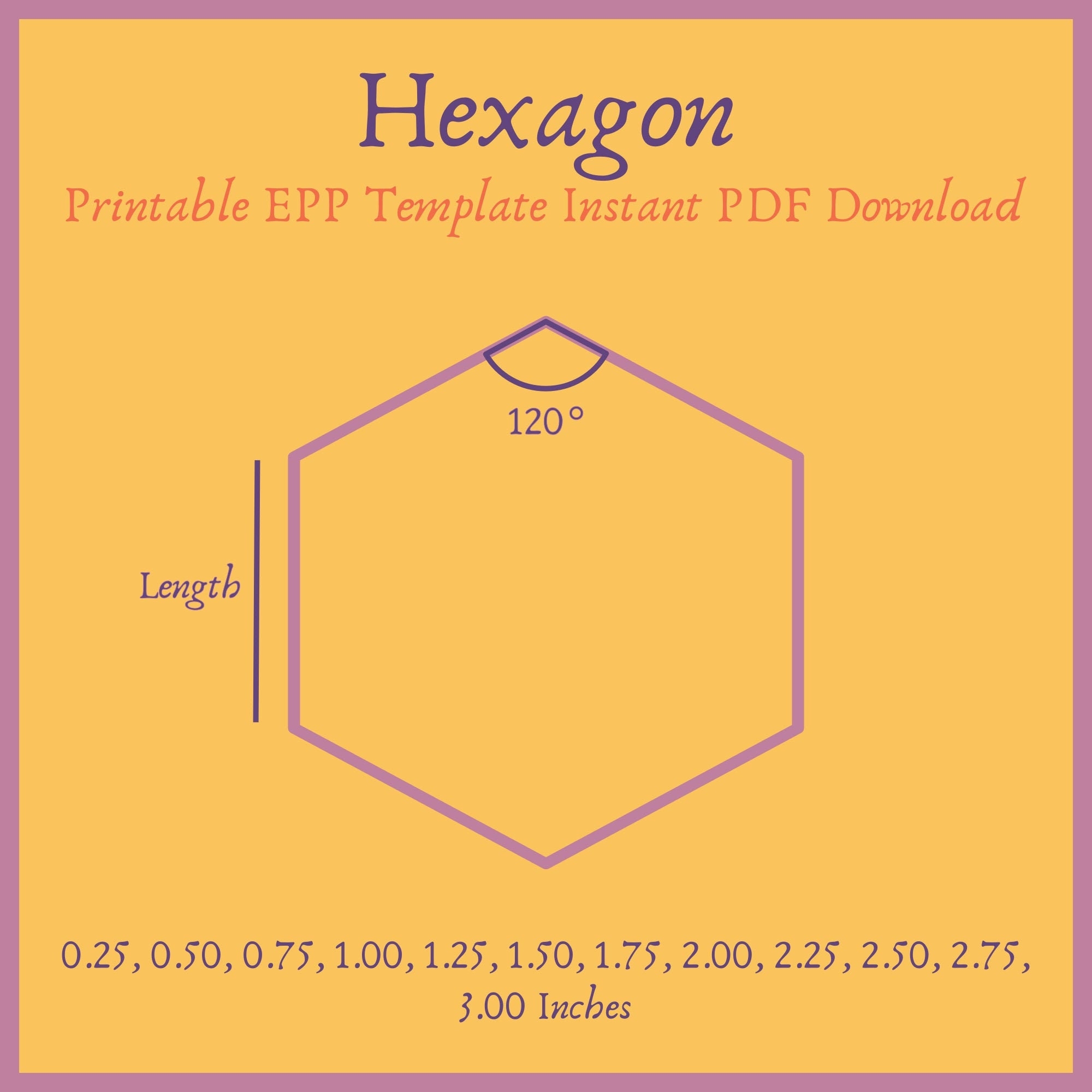 free printable hexagon template pdf