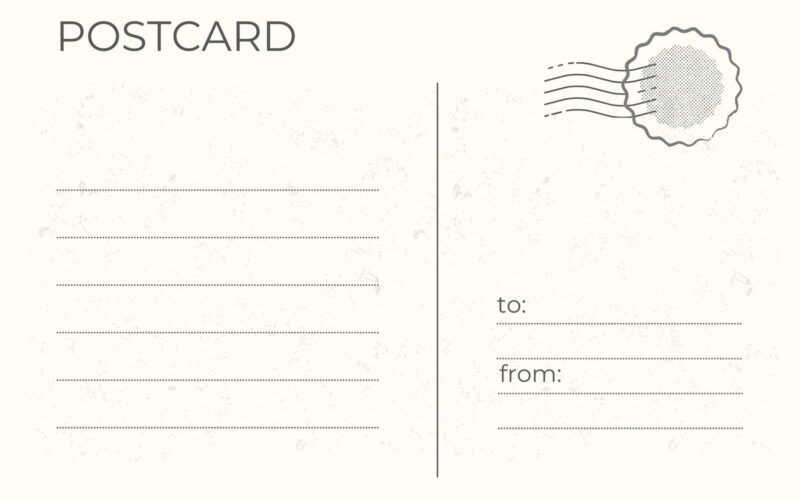 Printable And Customizable Postcard Templates Canva