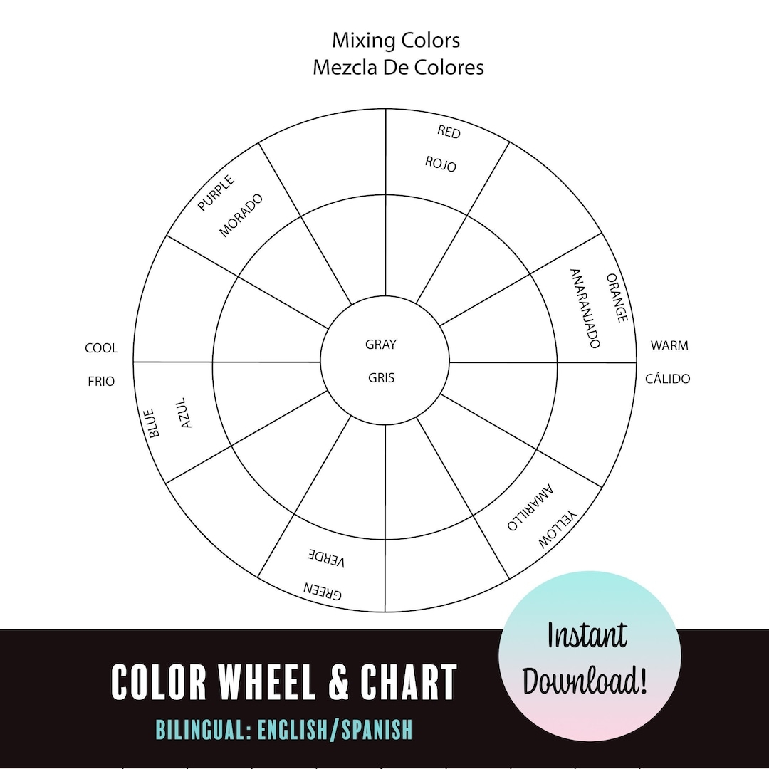 printable color wheel chart