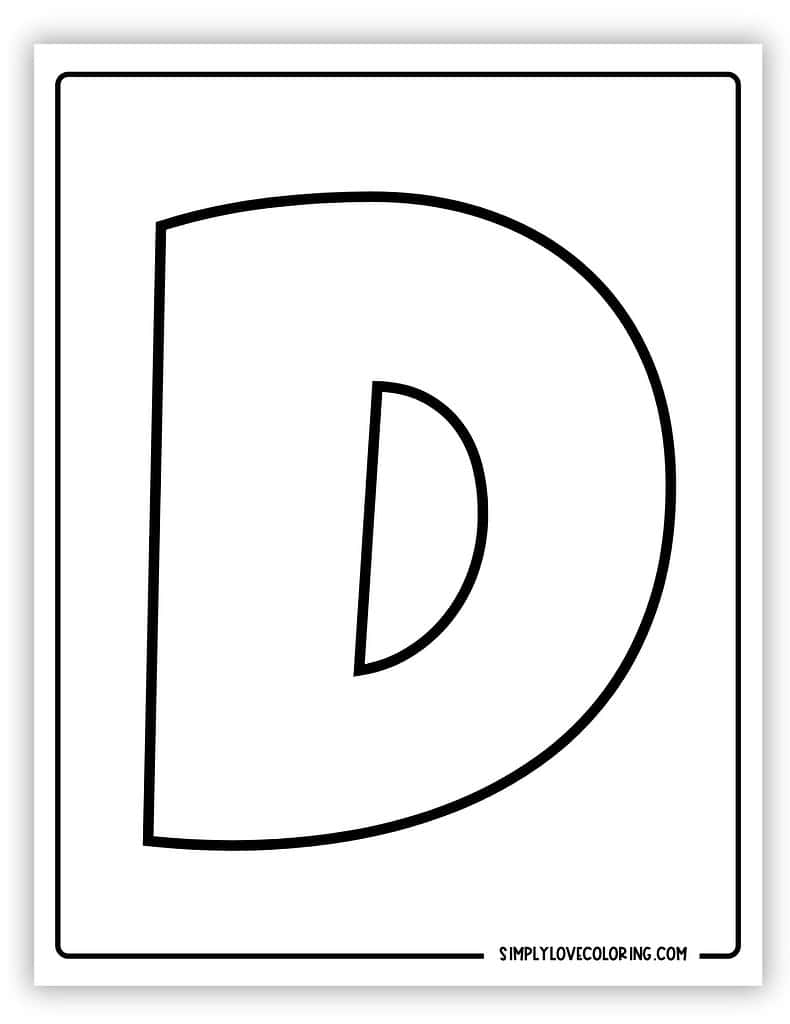 Printable Bubble Letters Free PDF Printables Simply Love Coloring