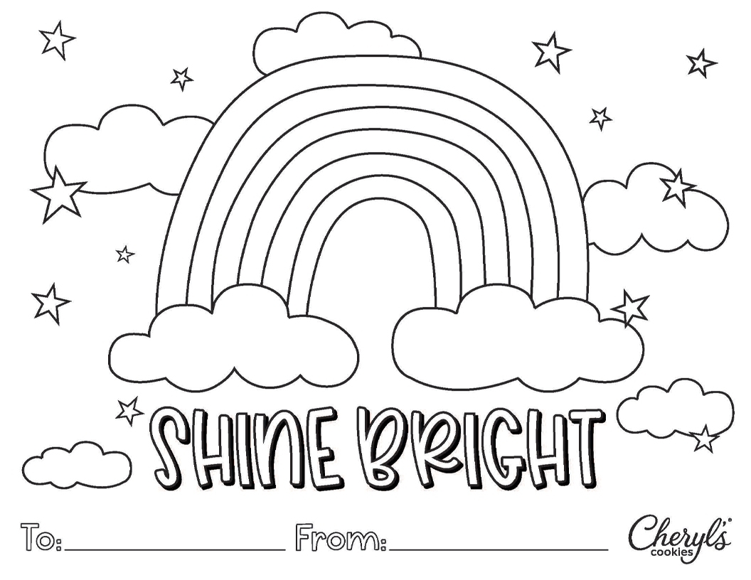 Printable Coloring Pages And Games From Cheryl s Cookies Scrumptious Bites By Cheryl s Cookies