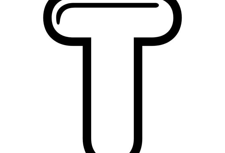 Printable Coloring Pages Letter T Bubble Letters