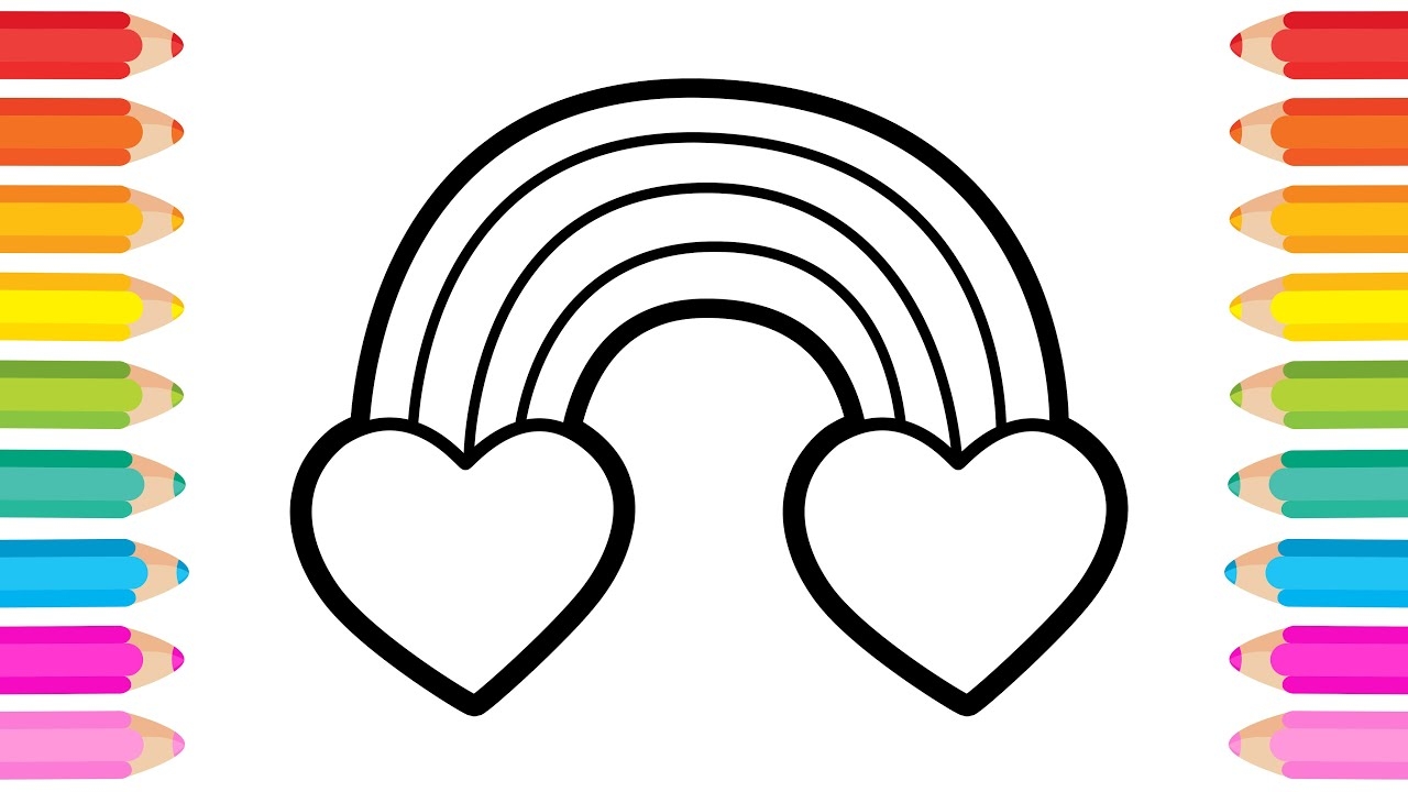 rainbow coloring sheet printable
