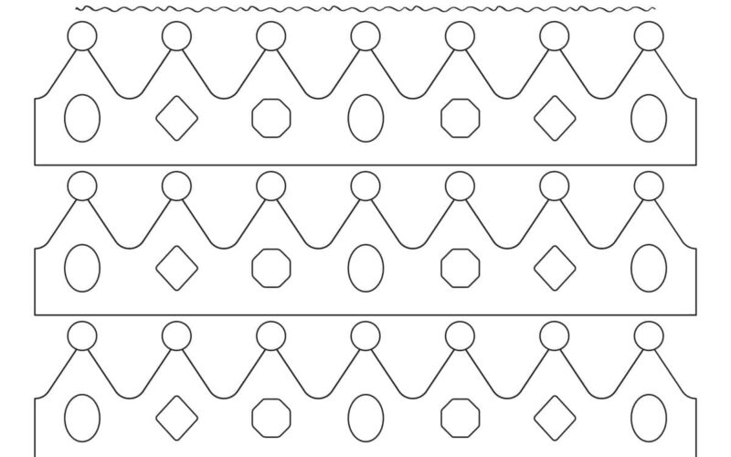 Printable Crown Template For Kids Childhood Magic