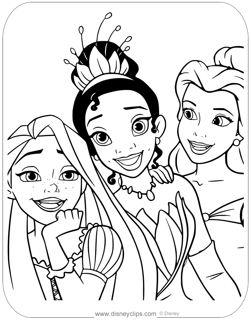 printable disney coloring book pages