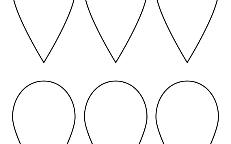Printable Flower Petal Templates For Making Paper Flowers