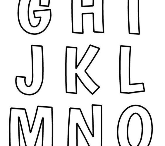Printable Free Alphabet Templates