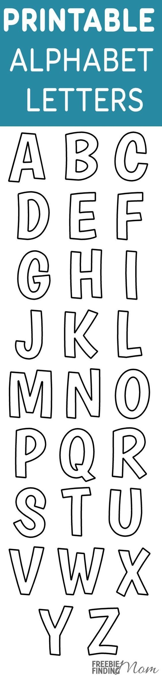 printable block letter