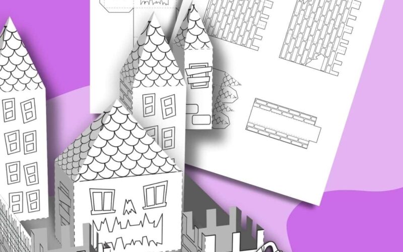 Printable Halloween House 3D Printable Spooky Castle