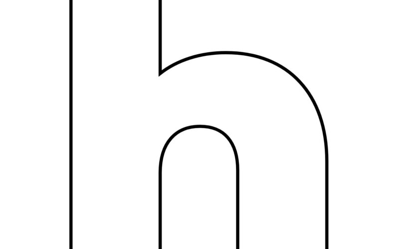 Printable Letter H Grab The Free Template