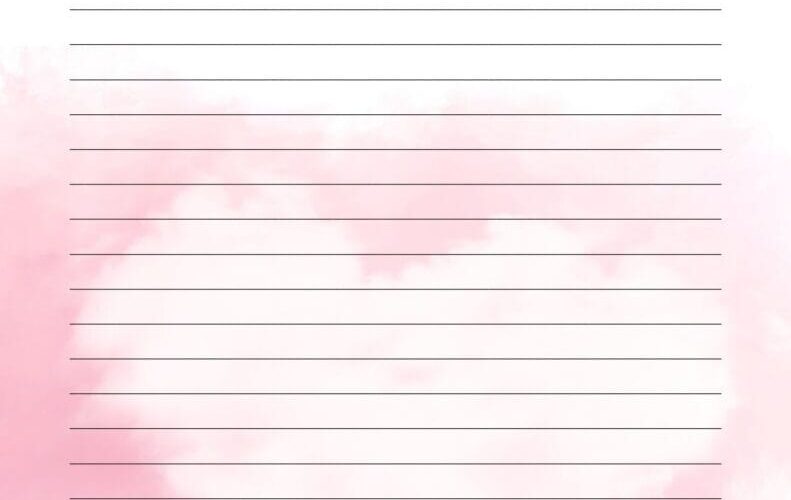 Printable Letter Paper 37 Cute Decorative Writing Papers SaturdayGift