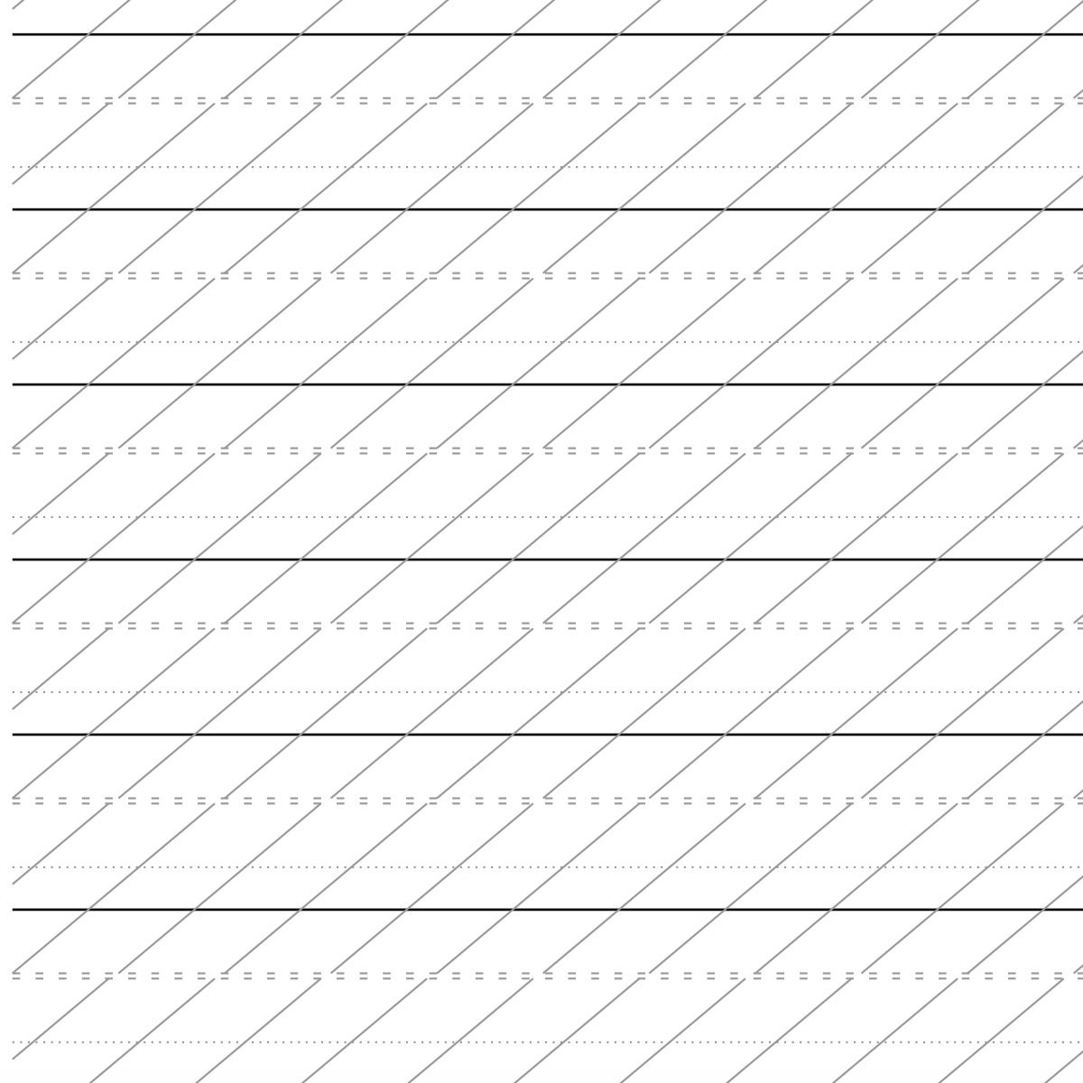 calligraphy sheets printable
