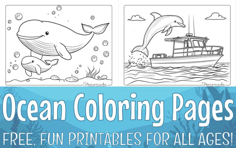 Printable Ocean Coloring Pages free PDFs