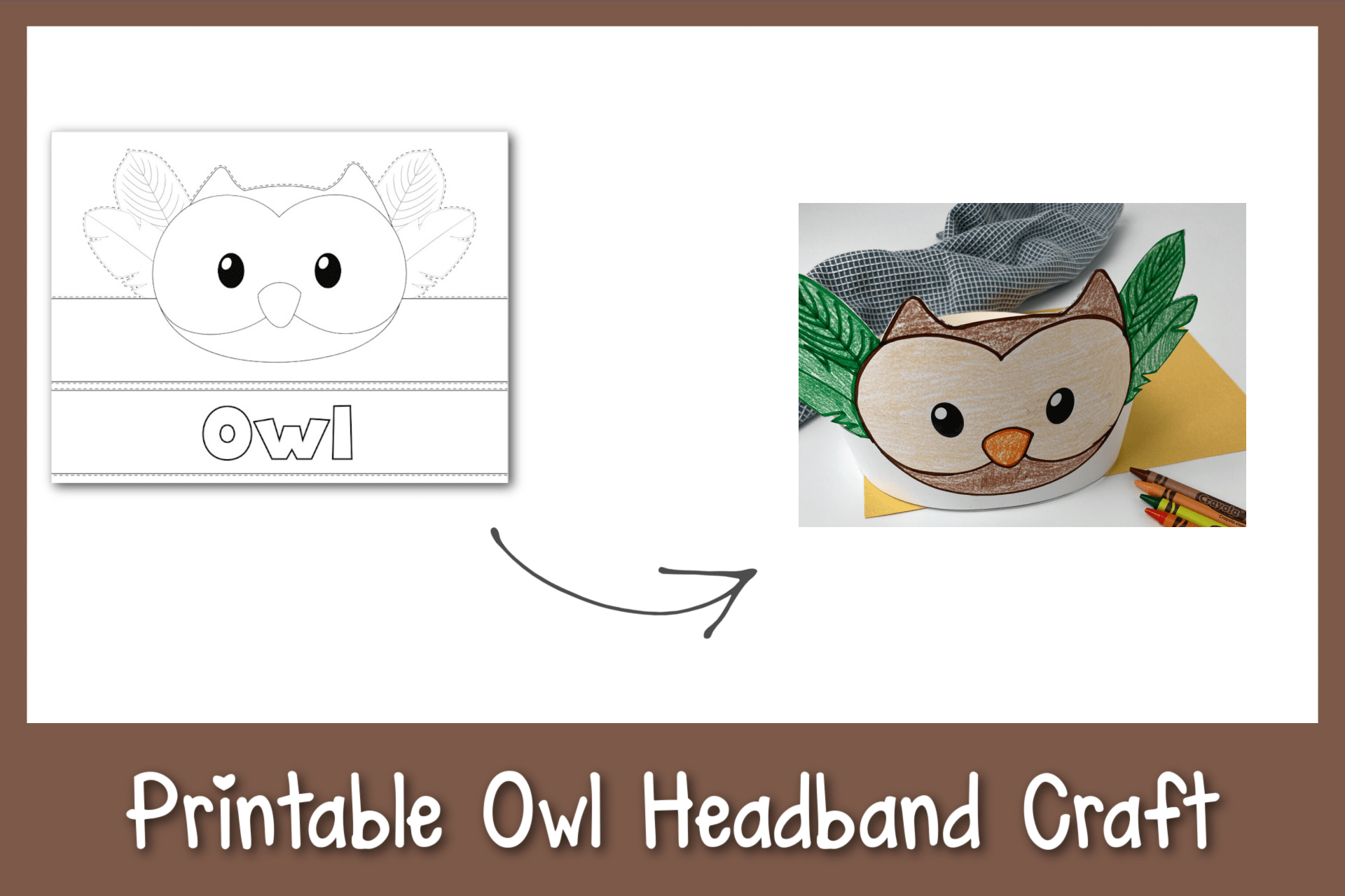 owl template printable