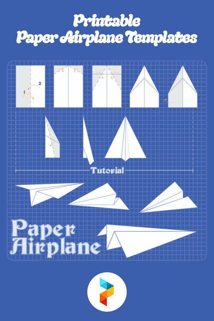 paper airplane template printable