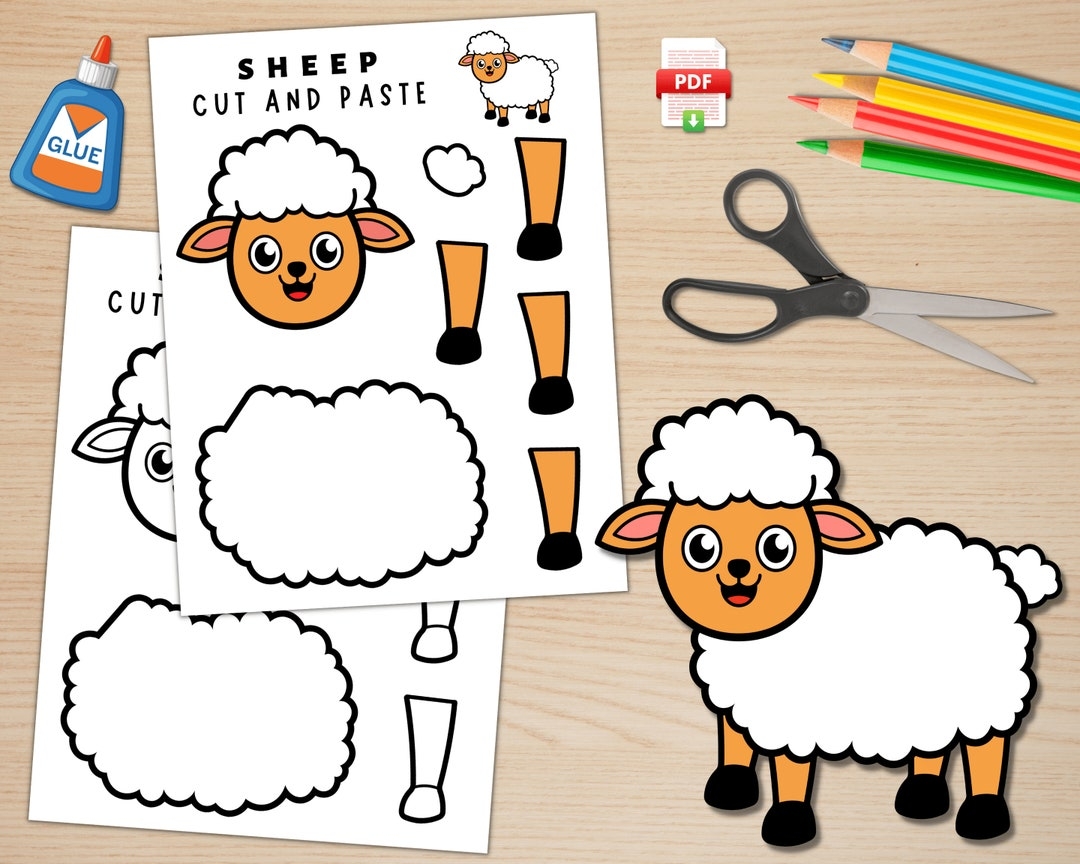 lamb template printable