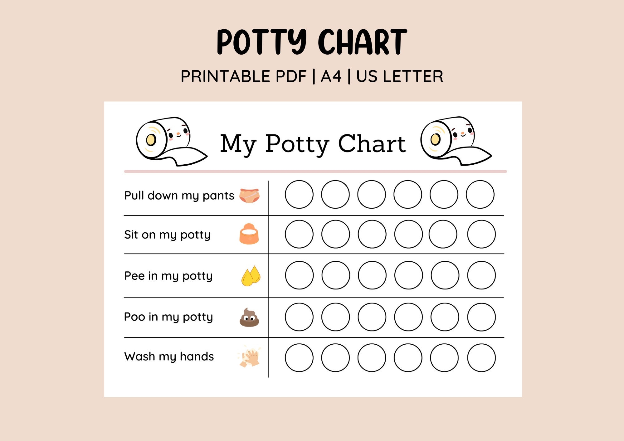 potty chart printable