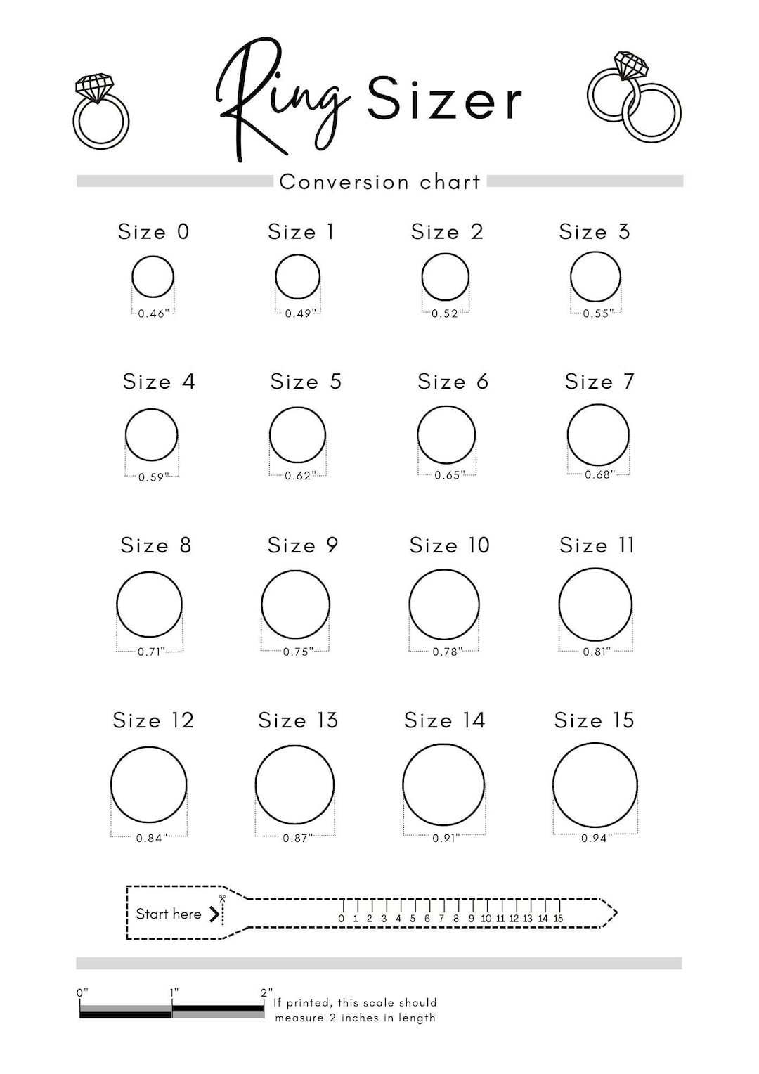 Printable Ring Sizer Ring Size Inches Printable Measuring Tool International Ring Size Chart Measure Ring Size Instant Download Etsy Printable Ring Sizer Ring Size Inches Printable Measuring Tool International Ring Size Chart Measure Ring Size Instant Download Etsy