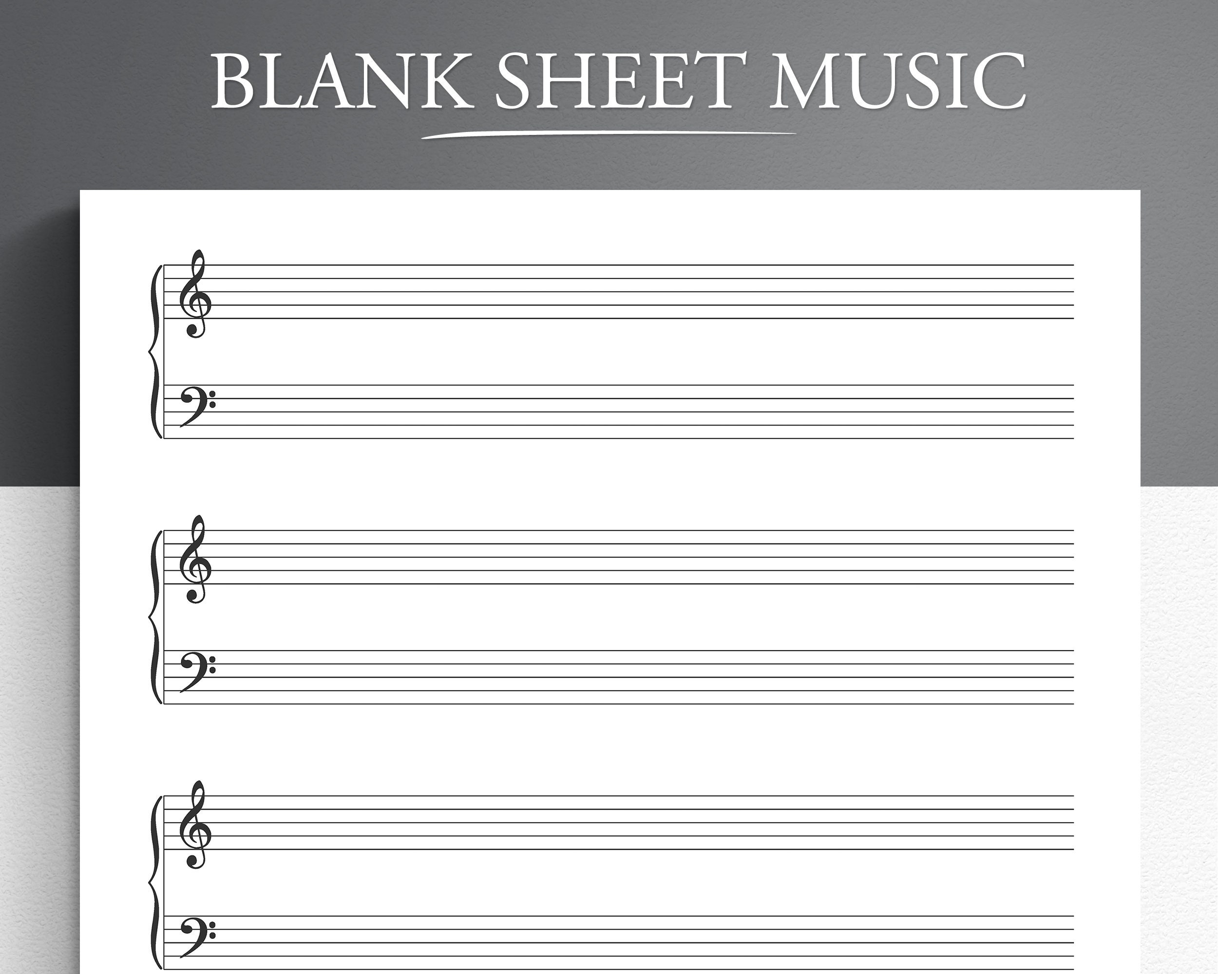blank sheet music printable free