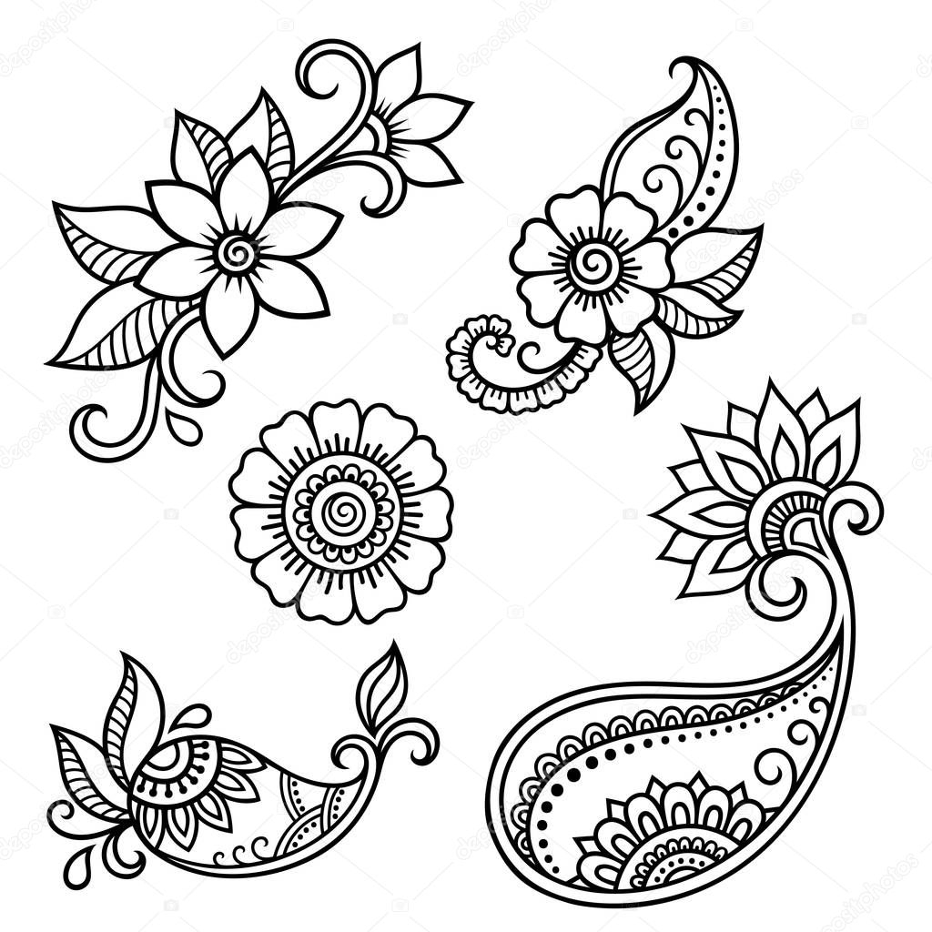 Printable Stencil Henna Patterns Printable Party Favors
