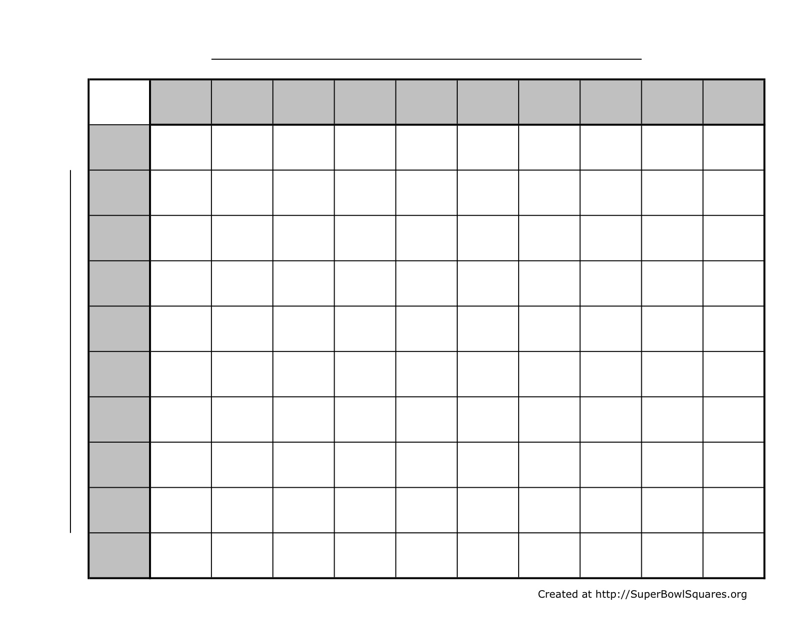 Printable Super Bowl Squares Grids Ready To Use