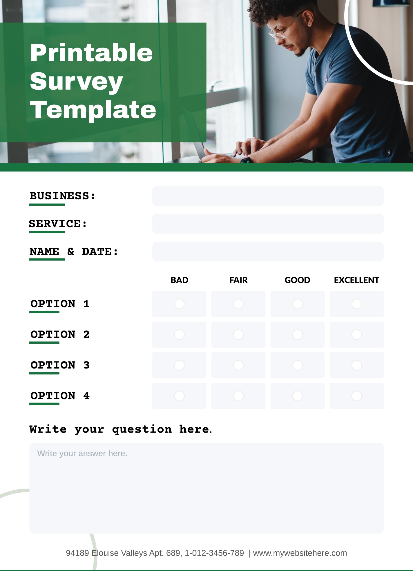 Printable Survey Free Google Docs Template Gdoc io Printable Survey Free Google Docs Template Gdoc io