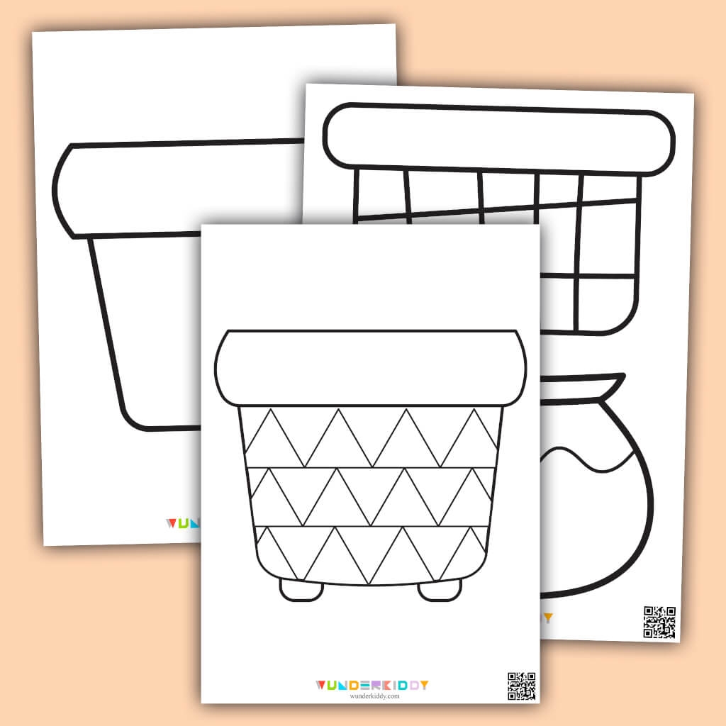 Printable Template Flower Pot For Mother s Day Crafts For Kids Printable Template Flower Pot For Mother s Day Crafts For Kids