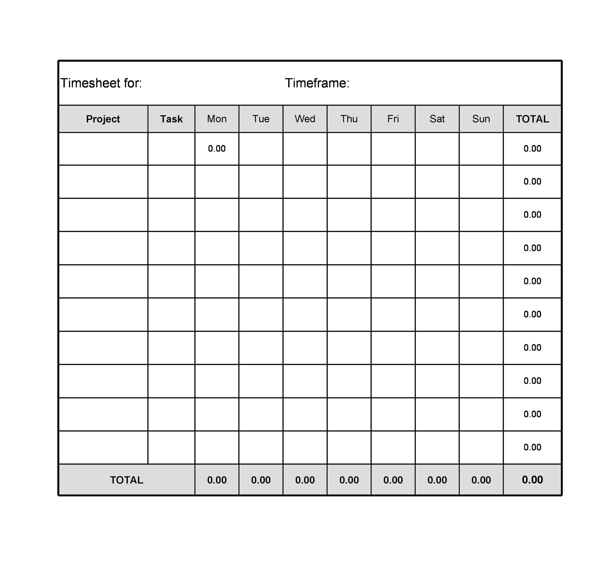 Printable Weekly Time Sheets Free Printable Party Favors Printable Weekly Time Sheets Free Printable Party Favors