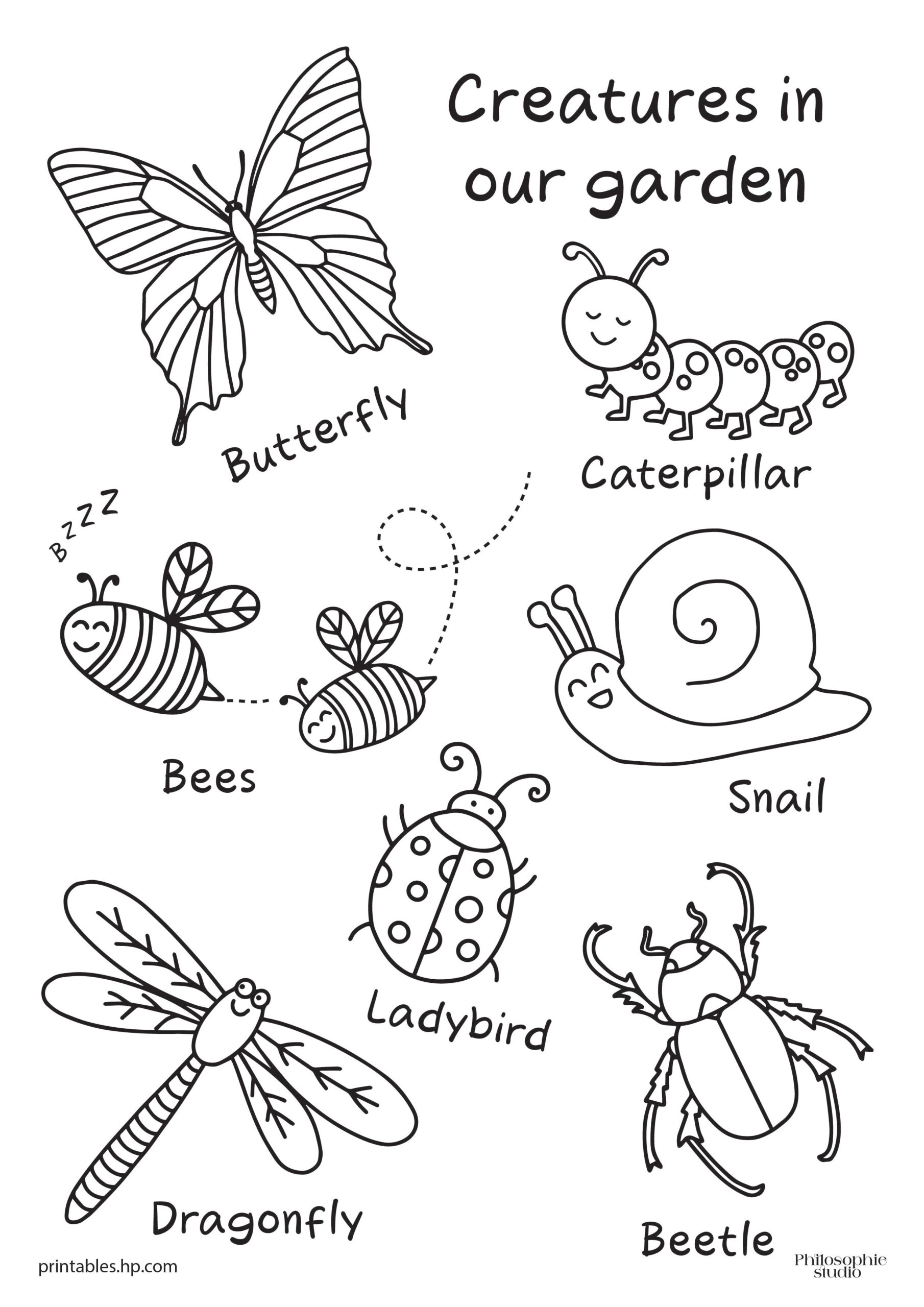 hp printables coloring pages