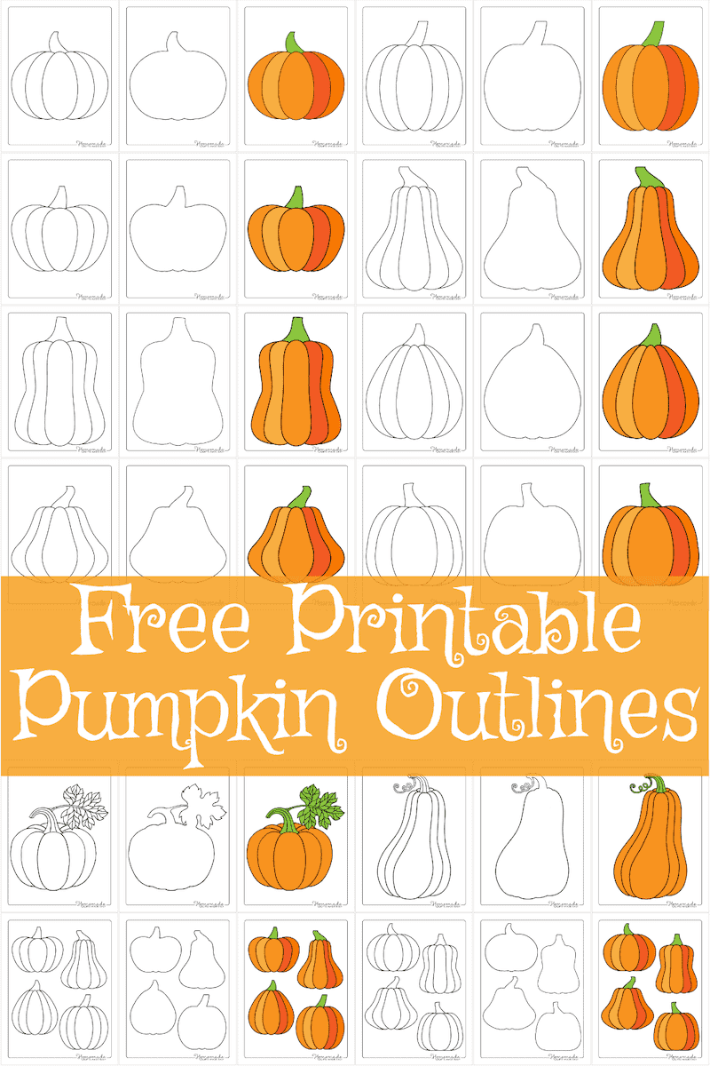 simple pumpkin template printable