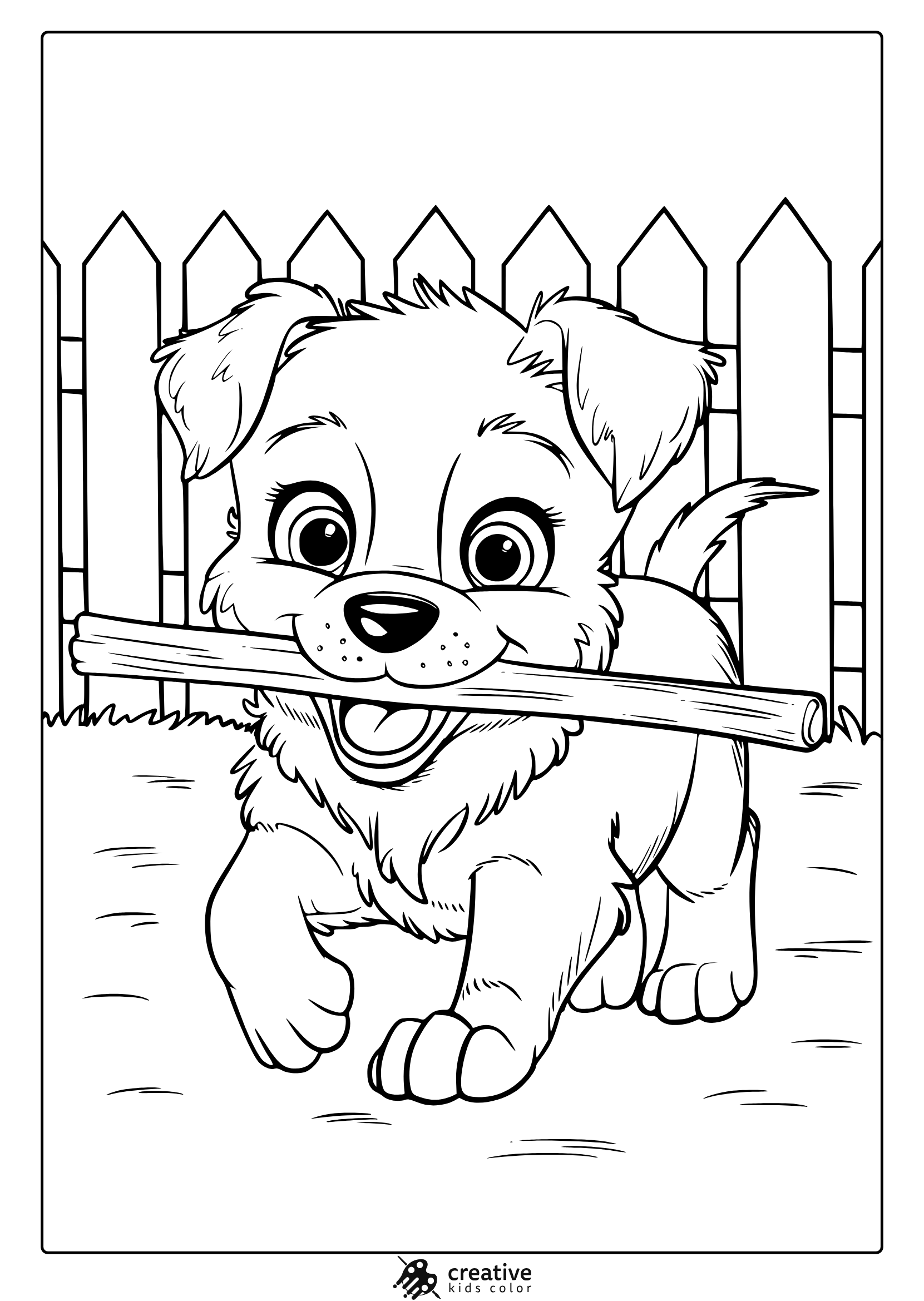 dog coloring sheets printable