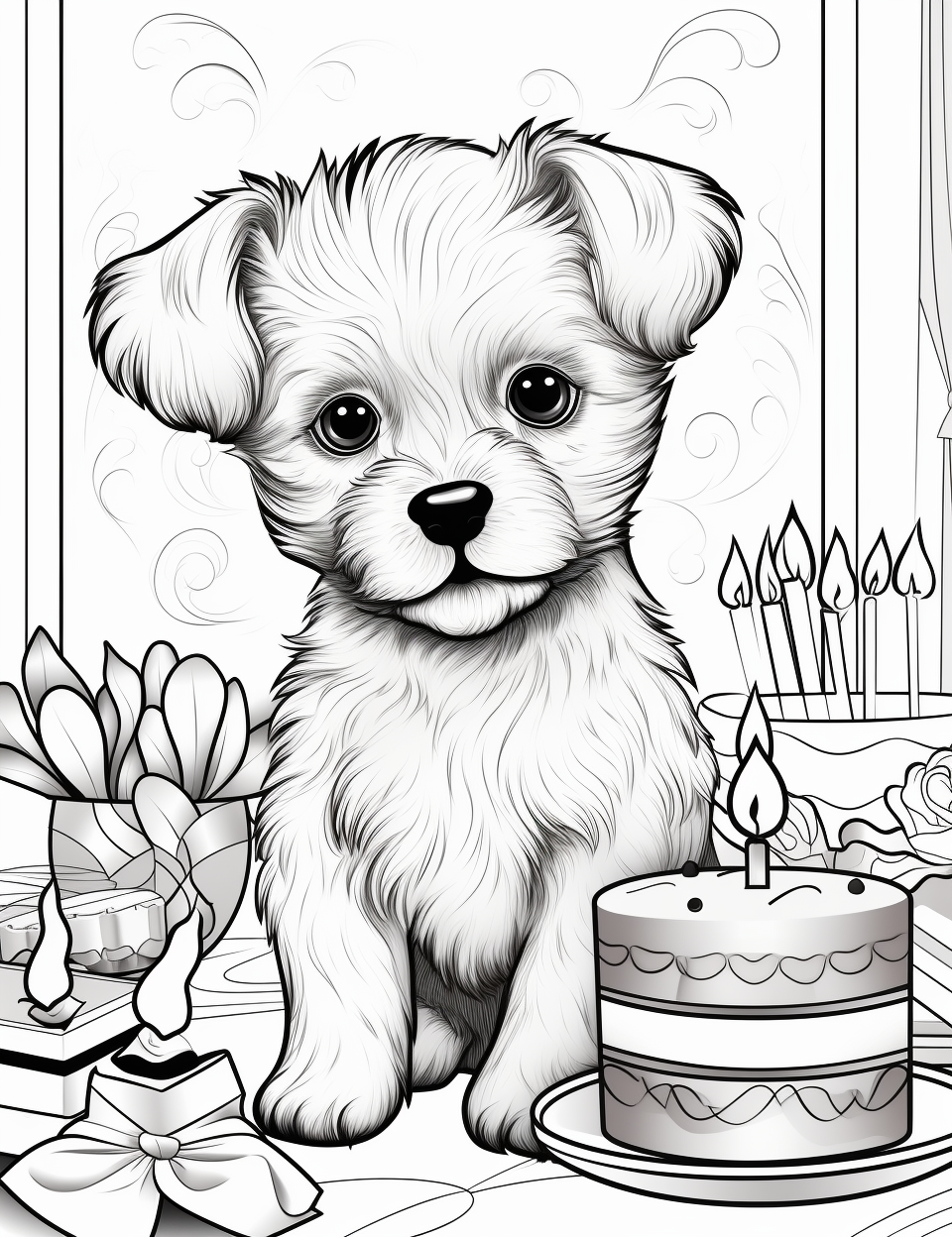 Puppy Coloring Pages Free To Print The Organized Mom