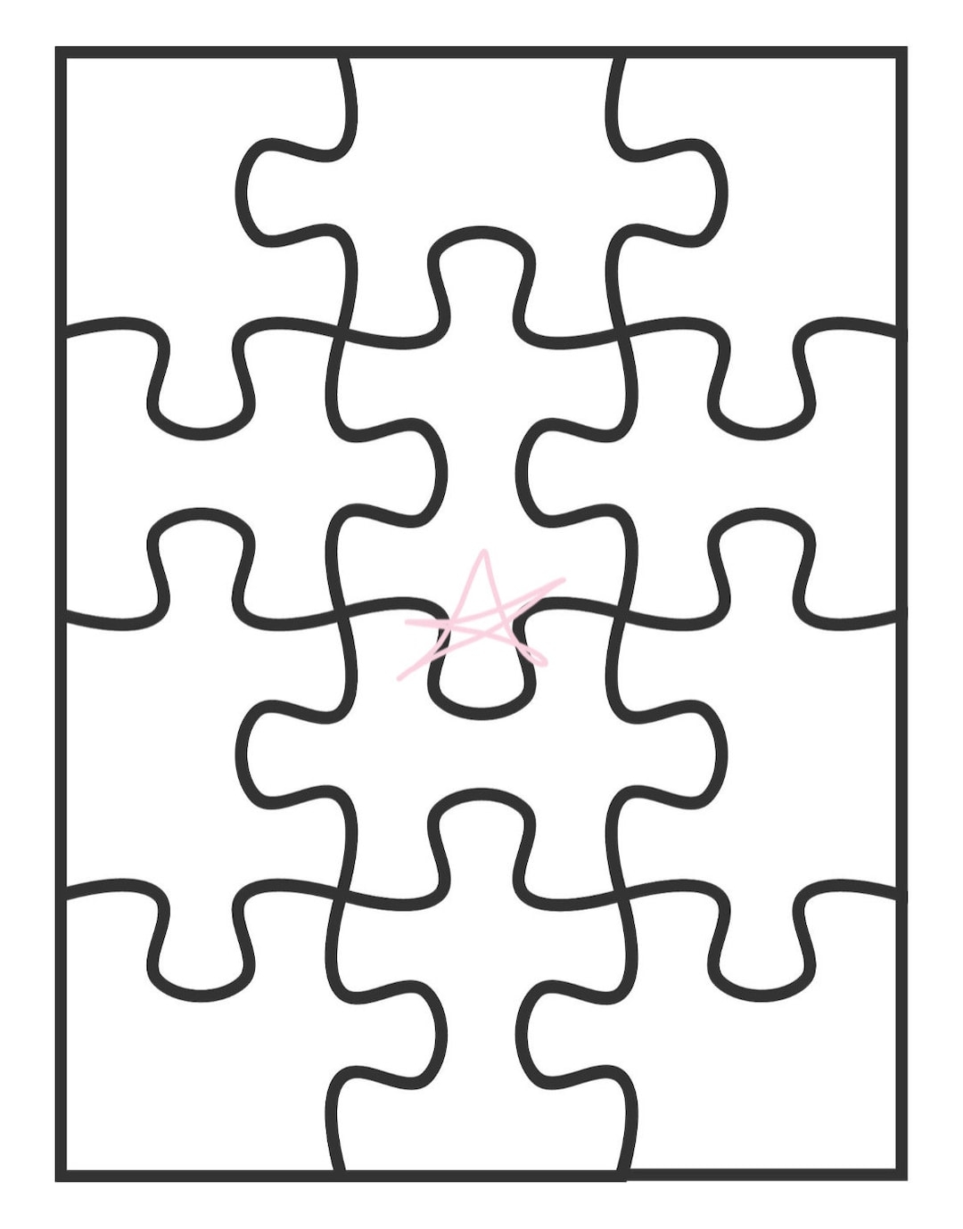 printable puzzle piece template