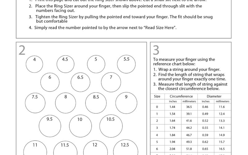 Quick Download For Figuring Out Your Ring Size Etsy