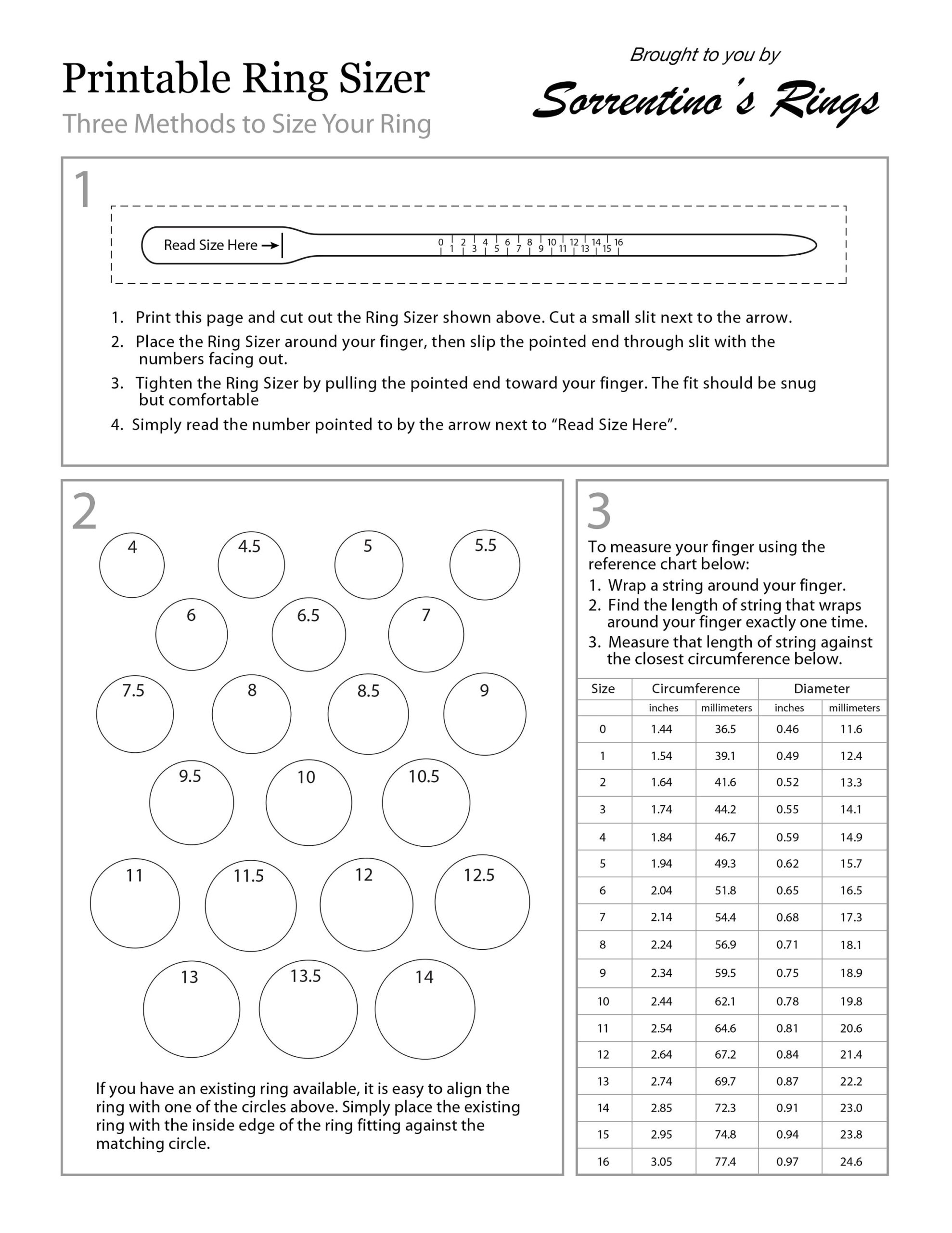 Quick Download For Figuring Out Your Ring Size Etsy