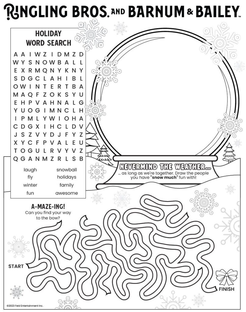 printable fun activity sheets