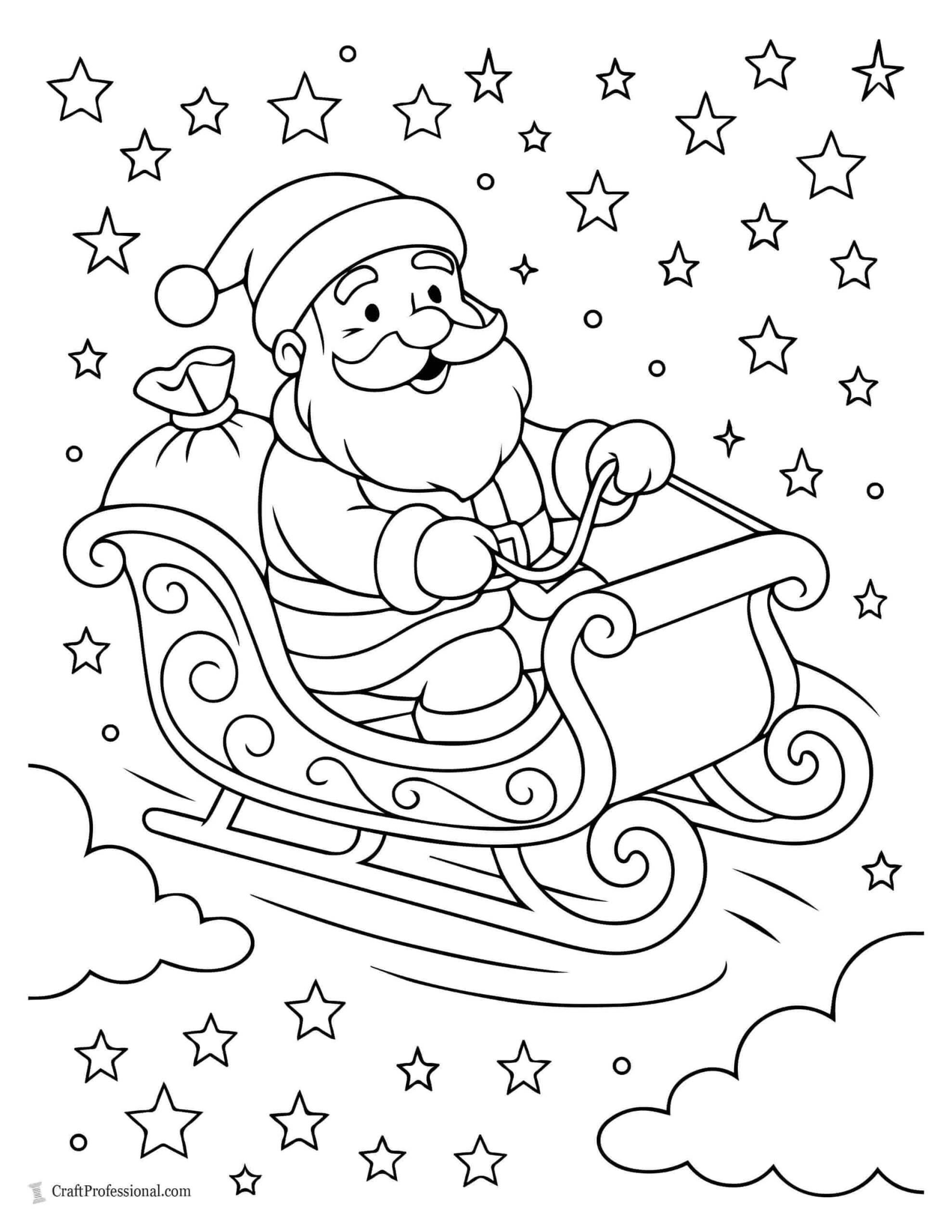 santa claus coloring pages printable santa claus coloring pages printable