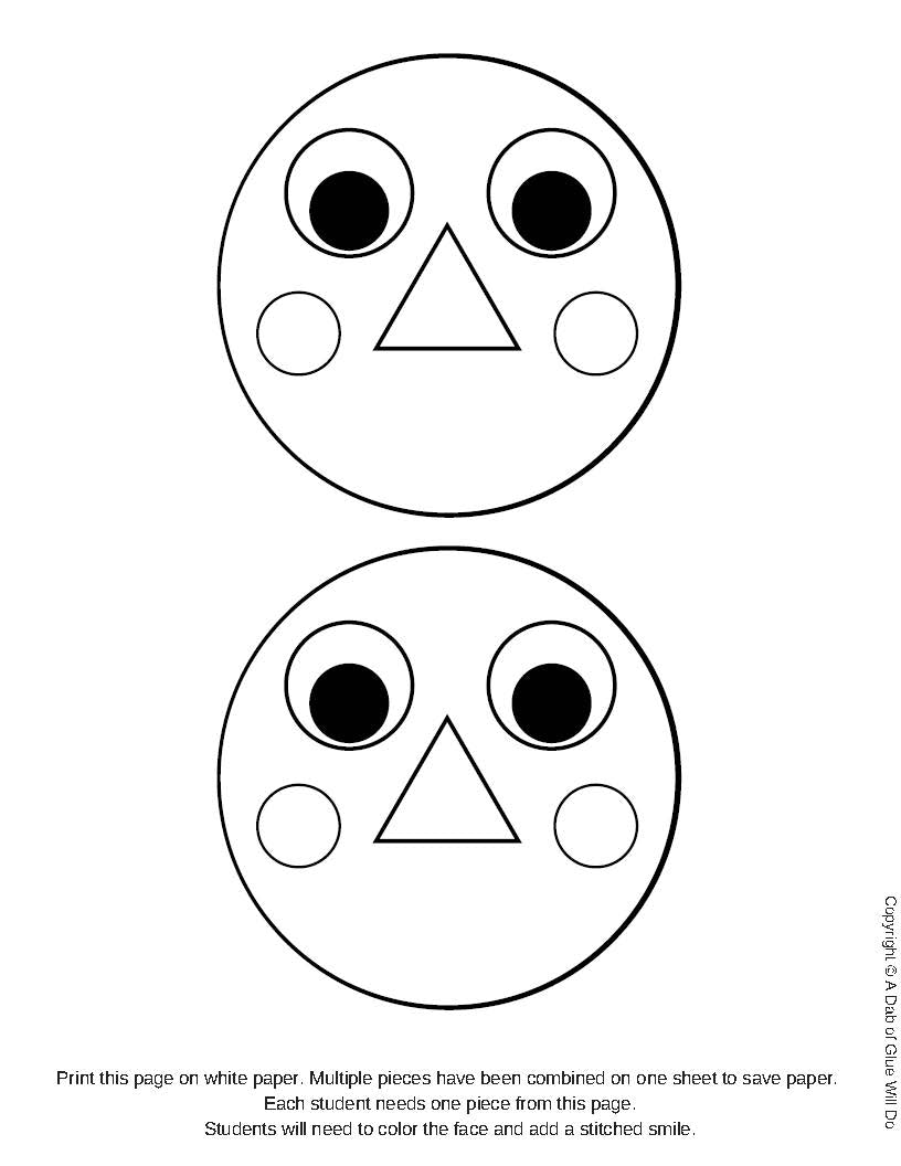 printable scarecrow template