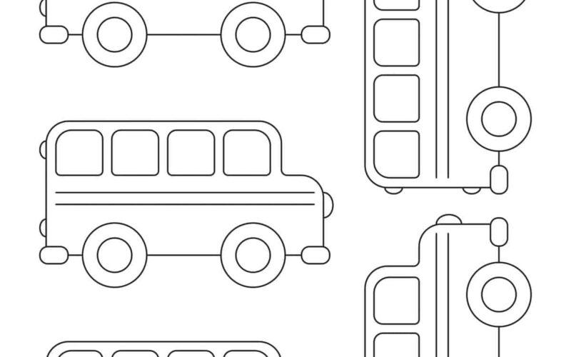 School Bus Template