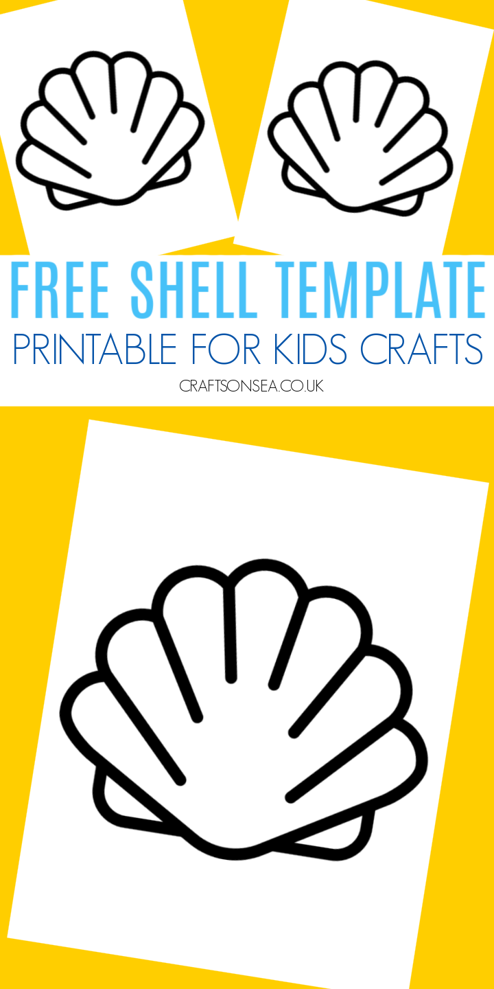 printable seashell template