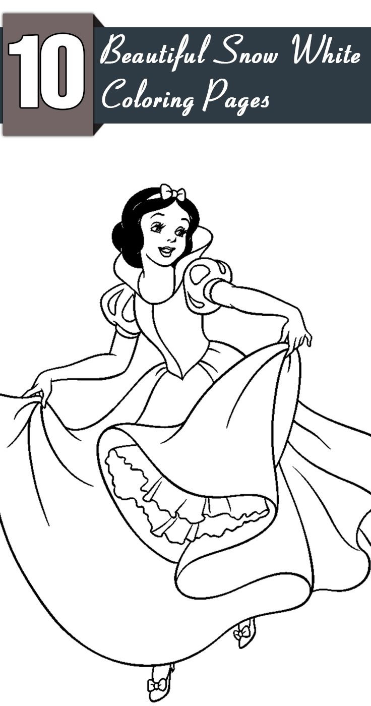 Snow White Coloring Pages 20 Free Printables For Kids Snow White Coloring Pages 20 Free Printables For Kids