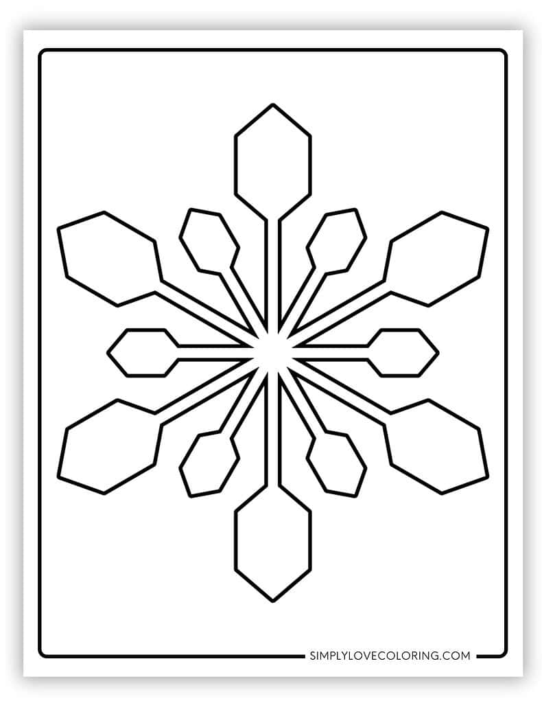 printable snowflake templates printable snowflake templates