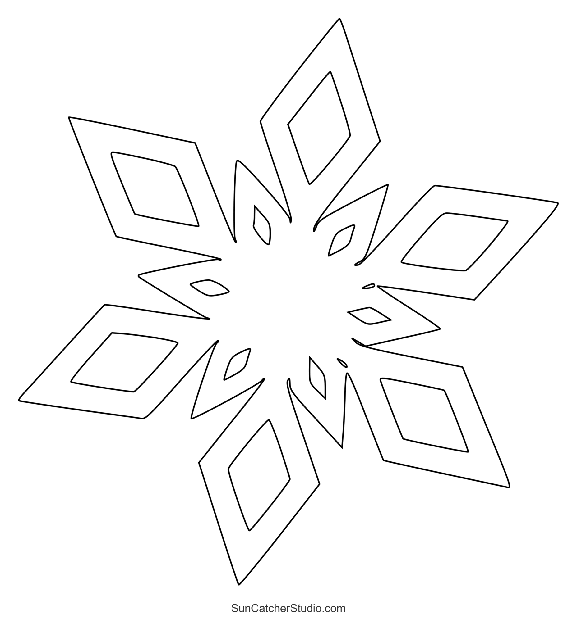 Snowflake Templates Printable Stencils And Patterns Free Printables Monograms Design Tools Patterns DIY Projects