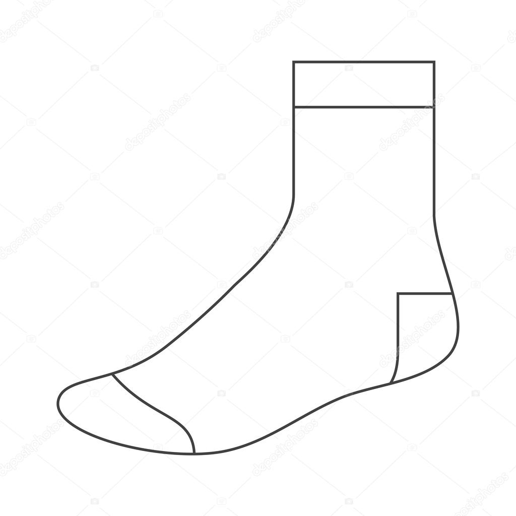 sock template printable