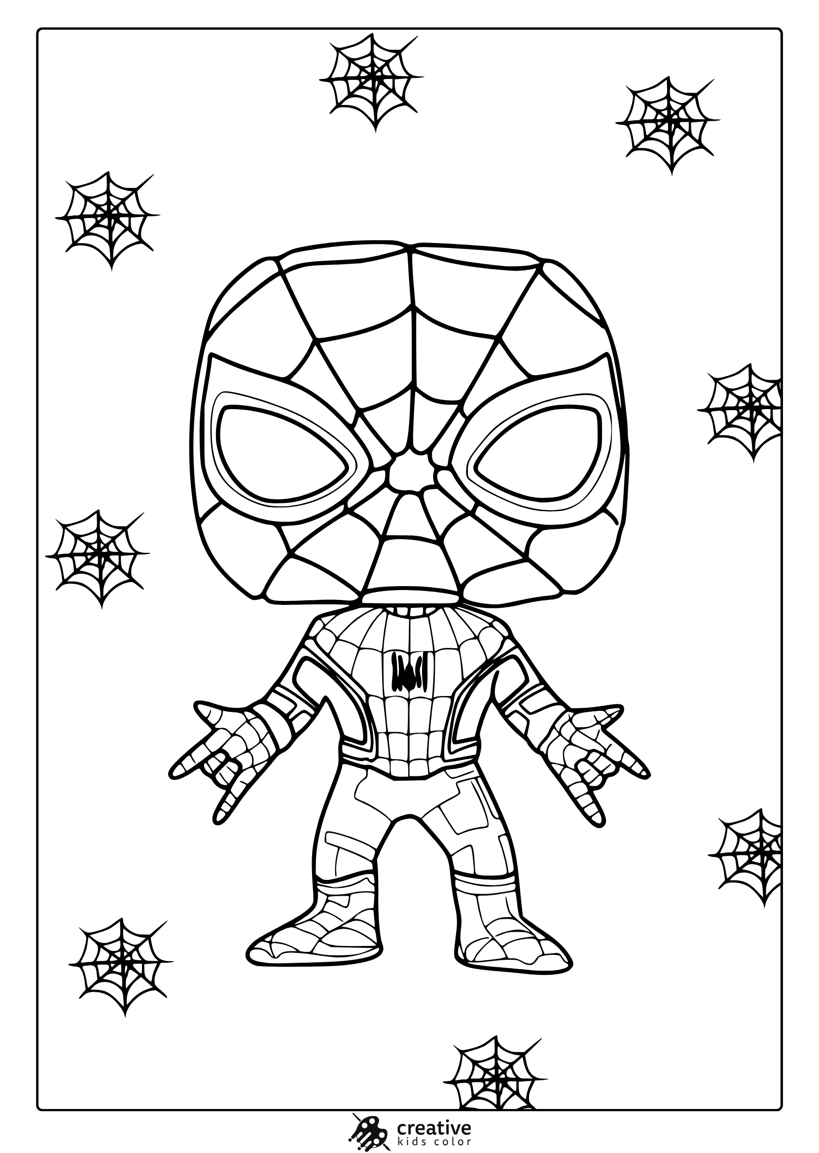 spiderman printable coloring pages