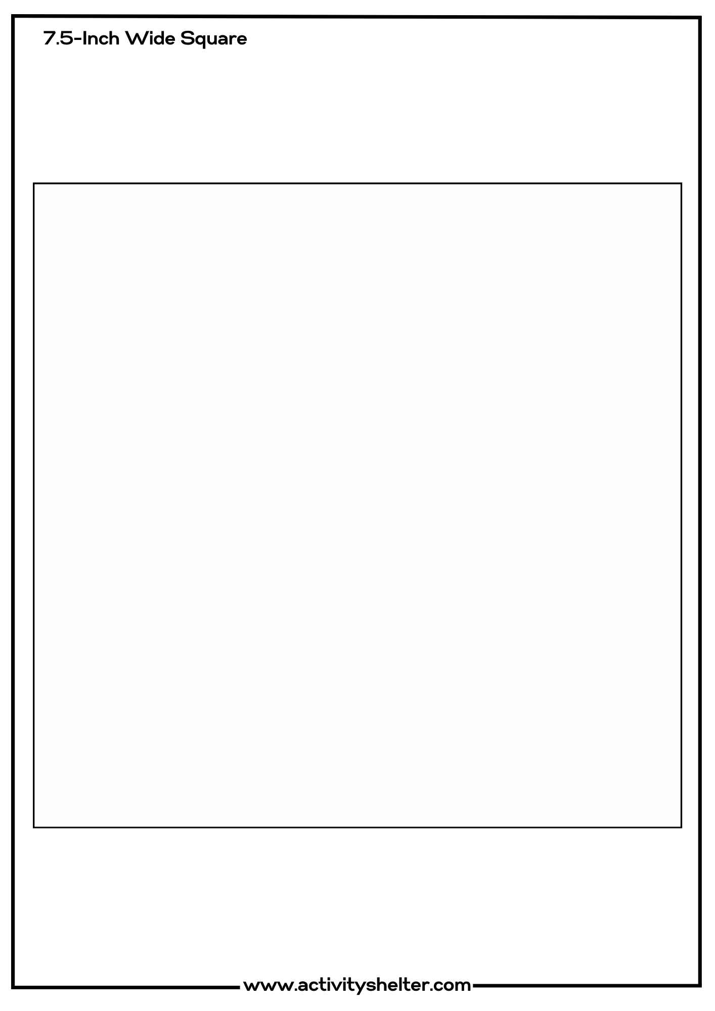 square template printable