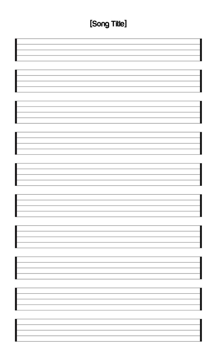 printable blank sheet music