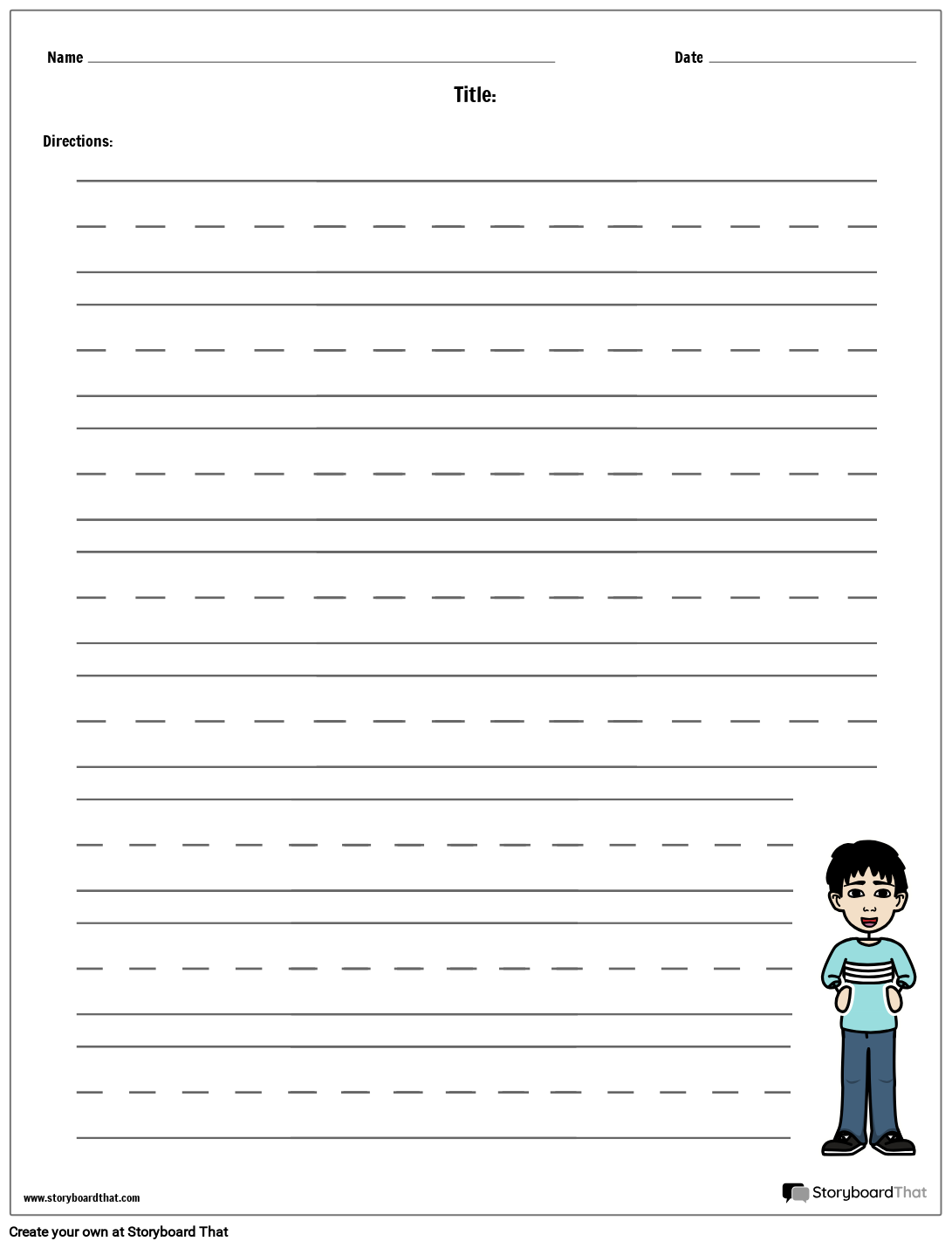 free printable handwriting sheets