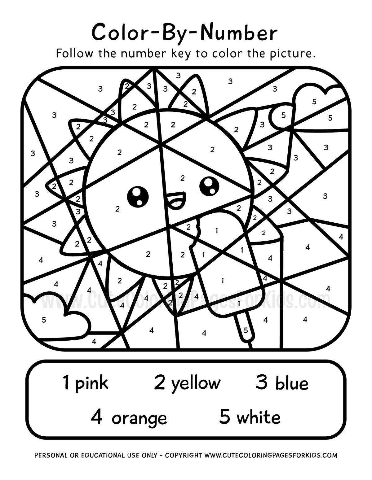 printable color by number sheets printable color by number sheets